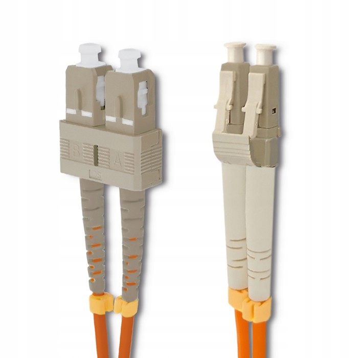 Qoltec Patchcord światłowodowy SC/UPC - LC/UPC Multimode 50/125 OM2 Duplex Kod producenta 54041