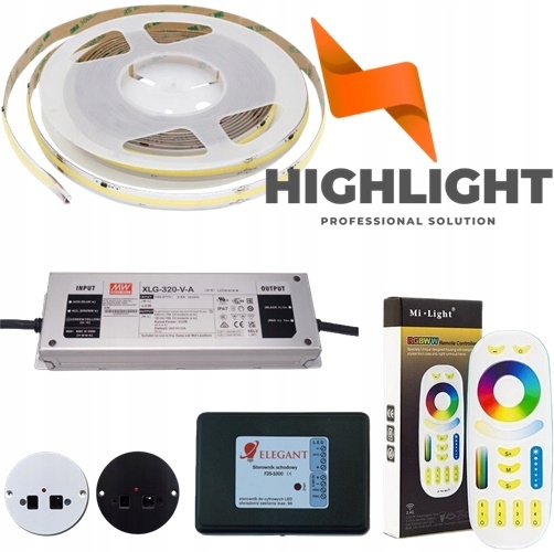 20m Schodiskový set F25 Led pásik Cob WS2811