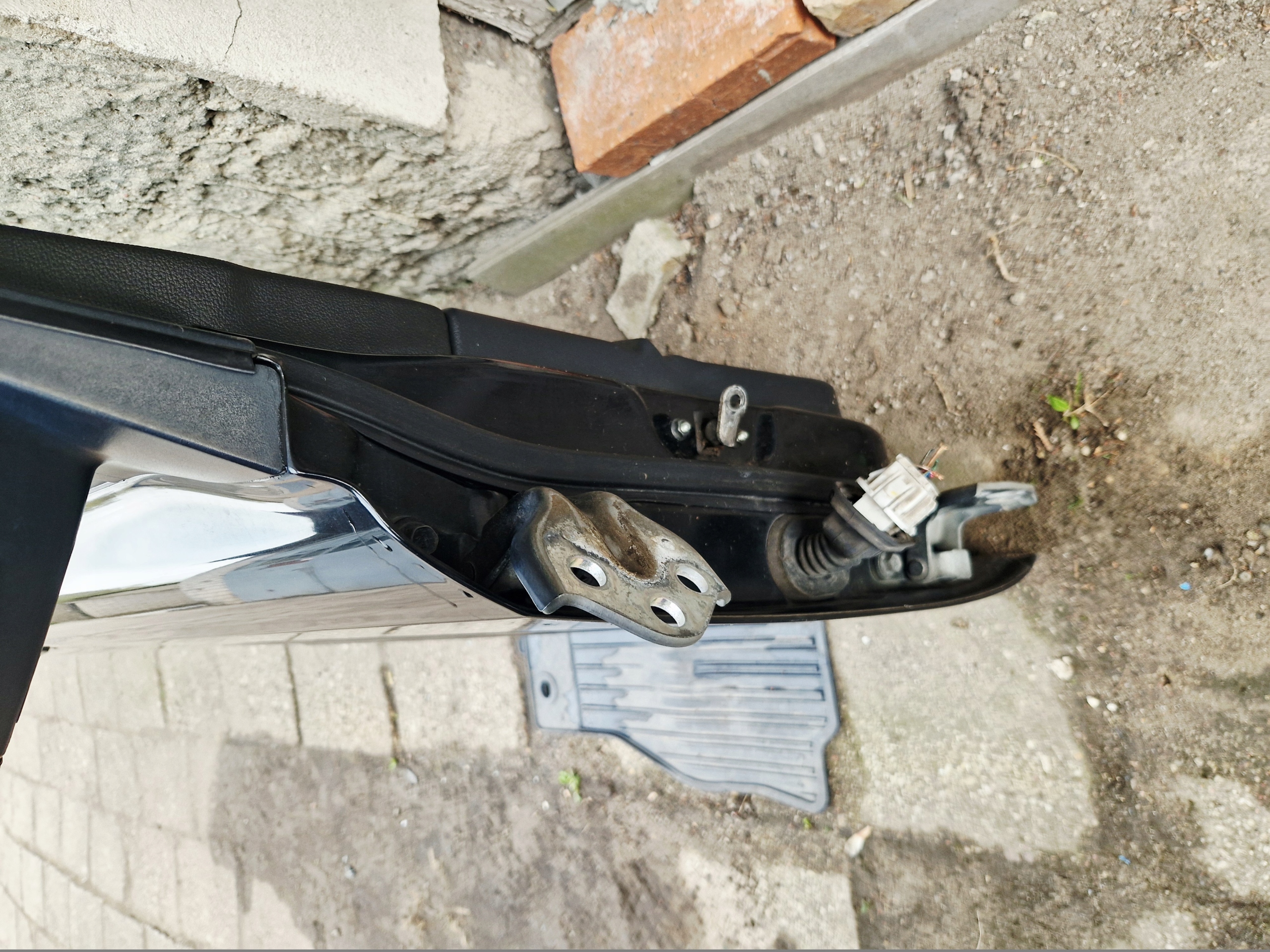 SSANGYONG ACTYON door right front front black, colour LAK complete