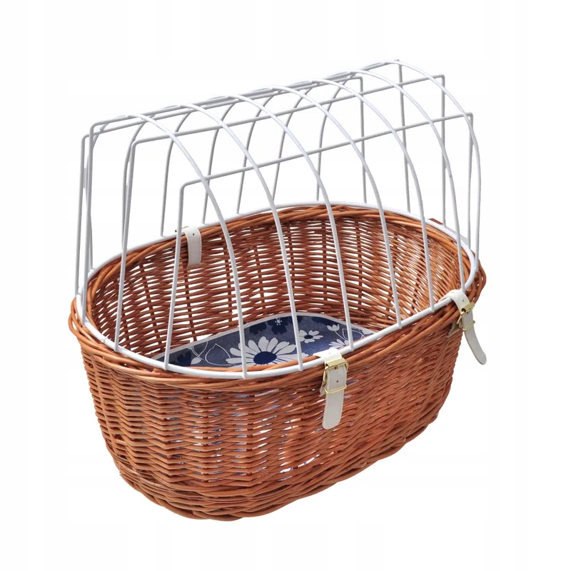 Aumüller Košík na kolo pro psa do 15 kg na nosič s mřížkou 48x34x44 cm