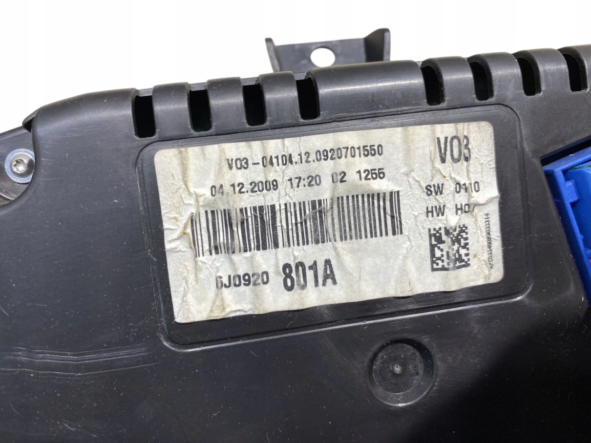dials dials SEAT IBIZA IV 1.6 TDI 6J0920801A
