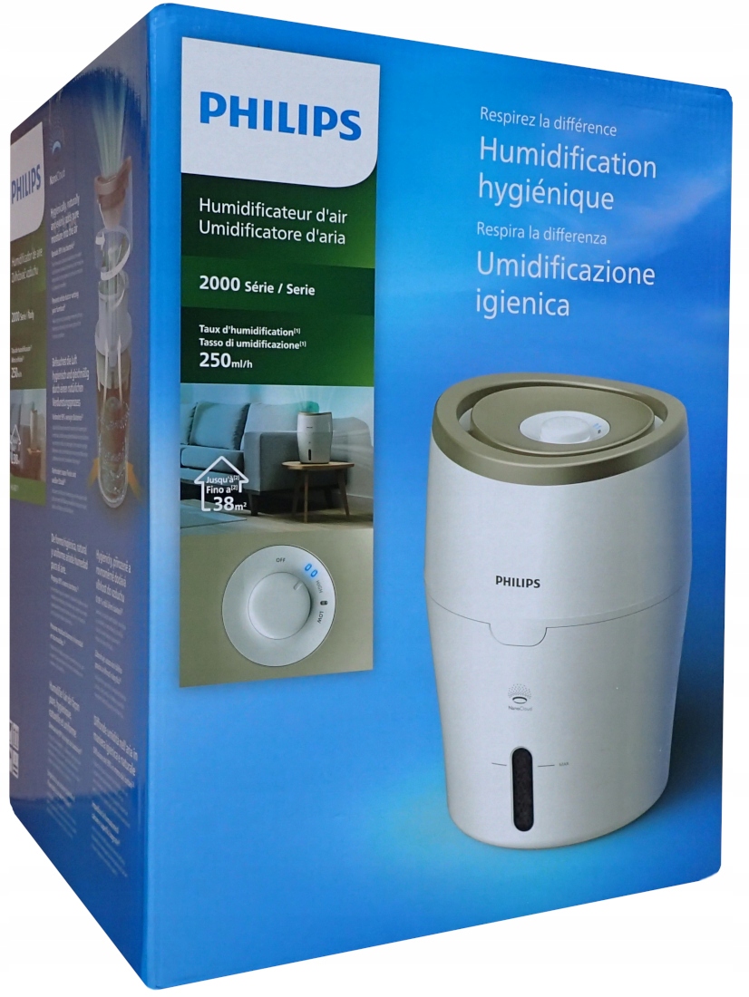 Zvlhčovač vzduchu Philips HU4811/10 NanoCloud bez skvrn 2.0 l do 38 m²