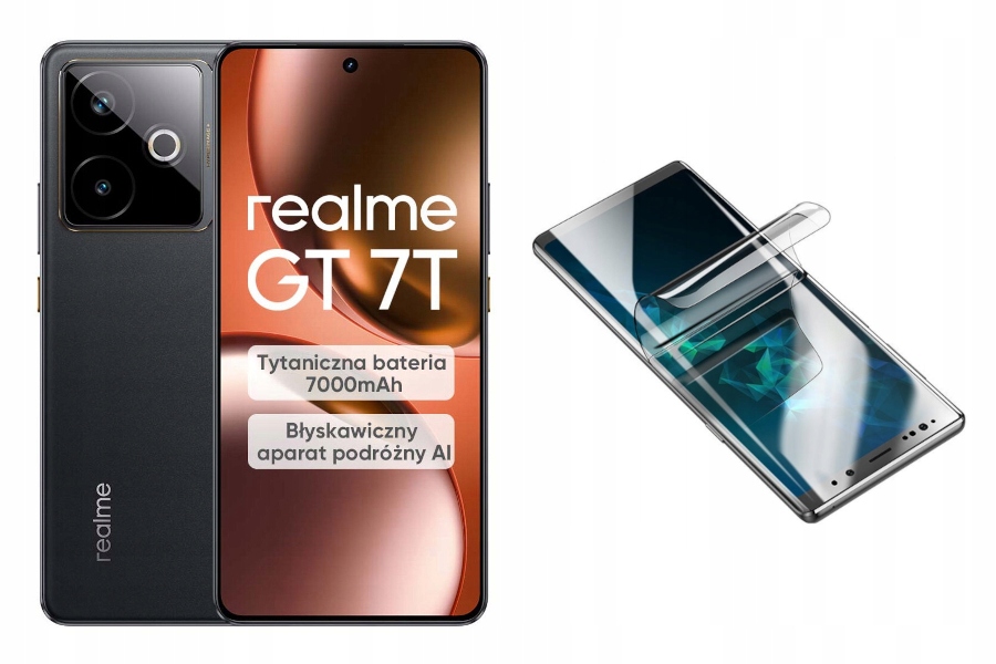 Smartfón realme Gt 7T 12/512GB 5G Oled Čierny IceSense Black Hydrofólia