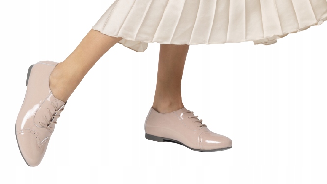 

Buty półbuty jazzówki lakierki skórzane loft37 37