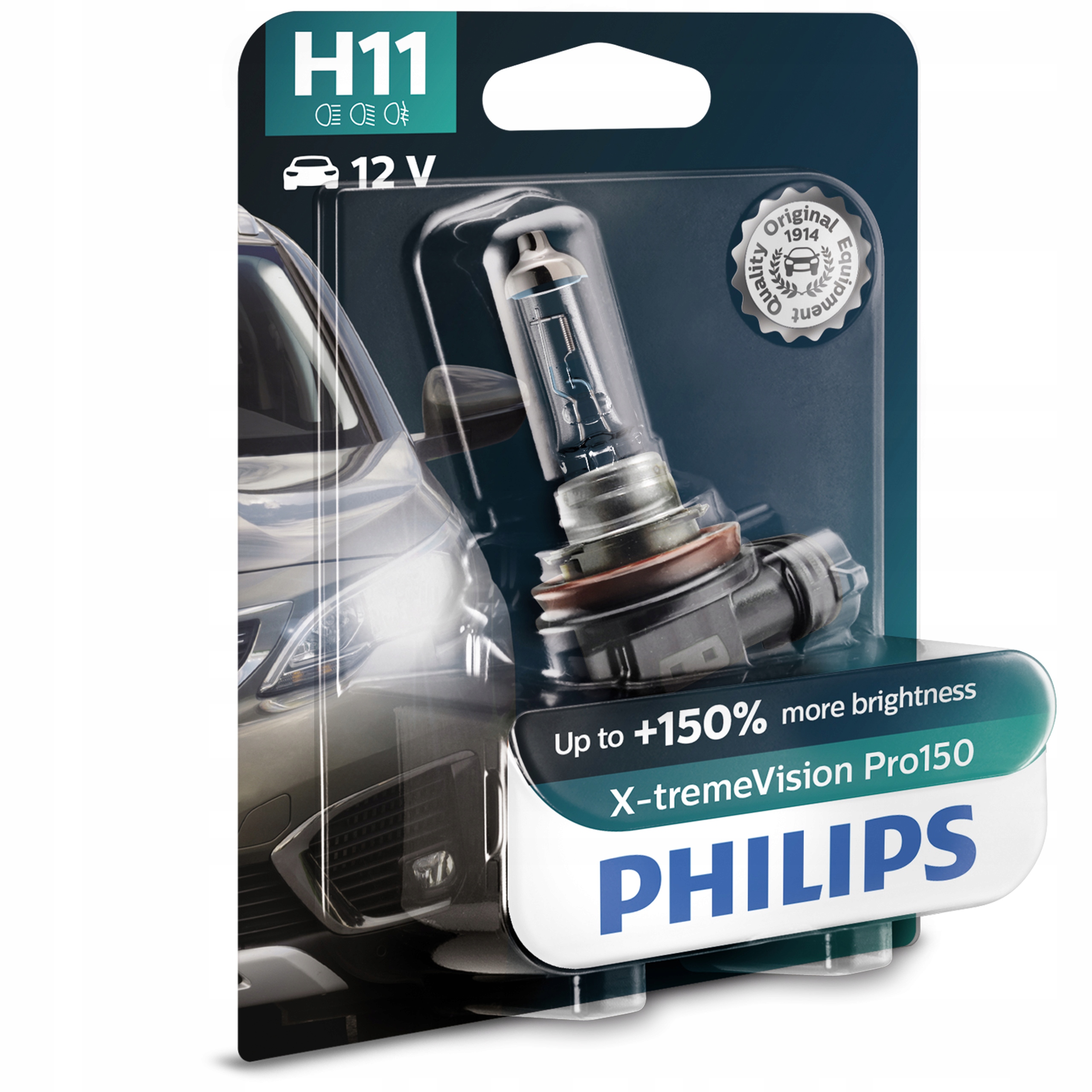 

Philips Żarówka X-Treme Vision Pro150 +150% H11