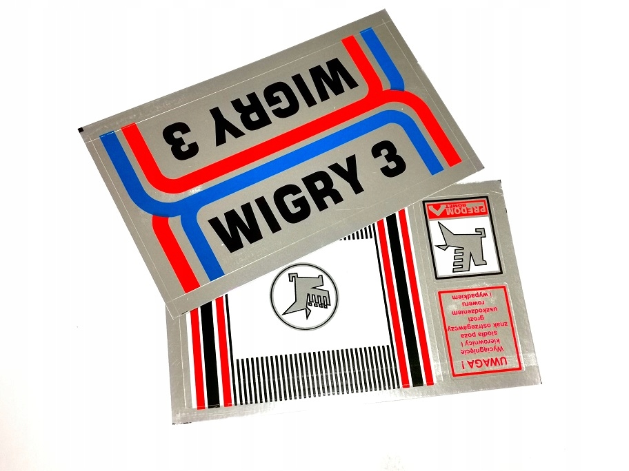 

Wigry 3 naklejki komplet rower