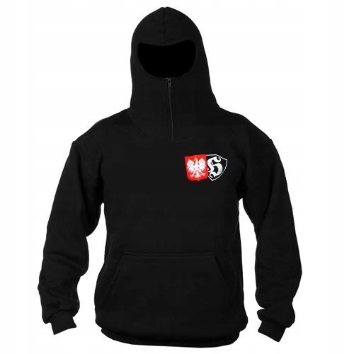 Mikina ninja "Polish Hooligans" Extreme Adrenaline černá vel. XXL