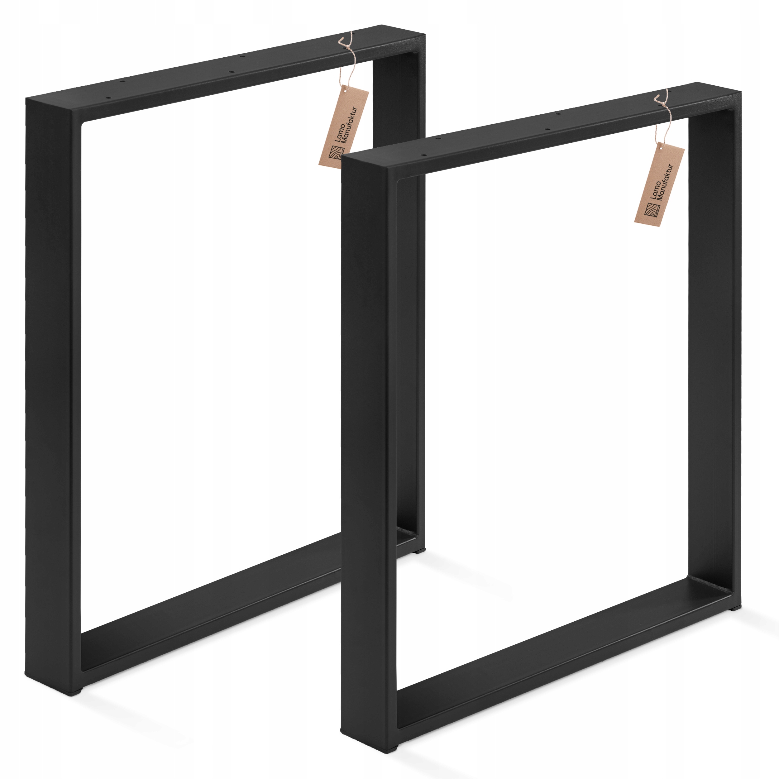 

Nogi metalowe do stołu 2szt czarne 80x72 loft