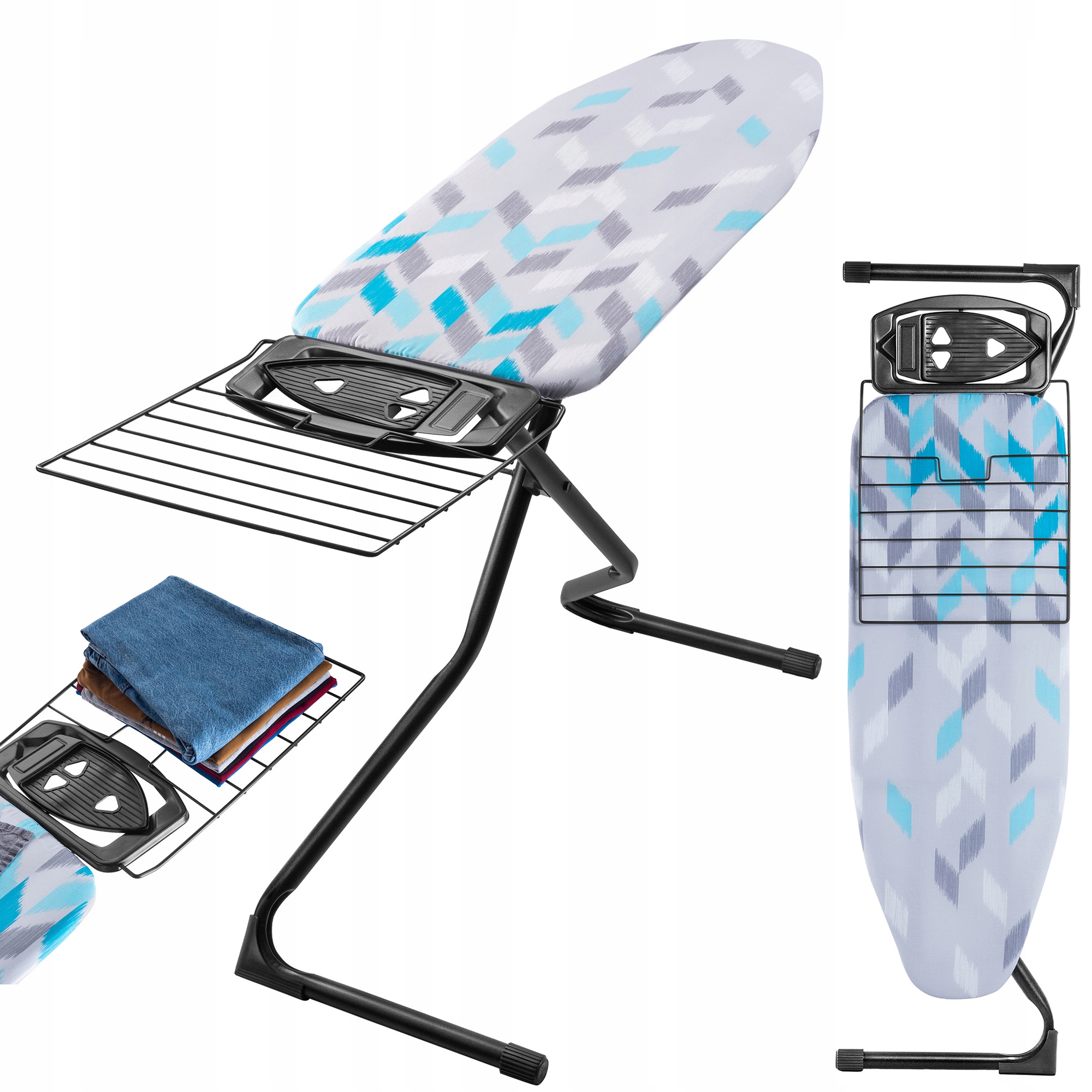 Žehlicí Prkno S Držákem Na Žehličku 120 x 42 cm