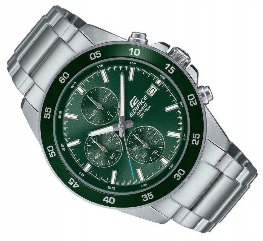 Vodotěsné Ocelové Hodinky Casio S Chronografem EFR-526D -3AV