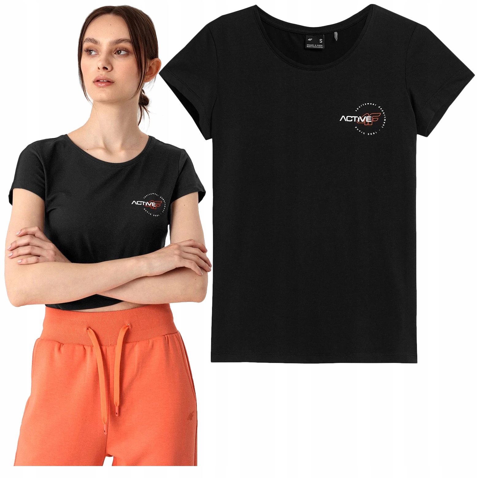 

Koszulka damska 4F T-shirt Bawełna TSD019 Xs