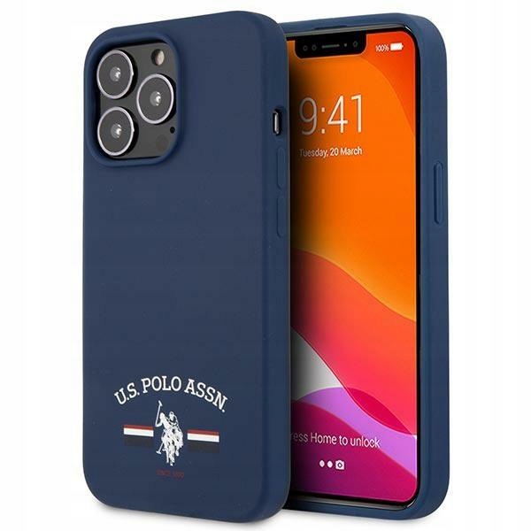 Us Polo do iPhone 13 ProMax 6,7 navy Silicone Case