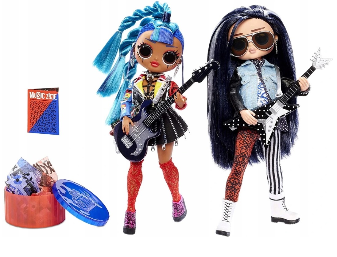 LOL SURPRISE OMG REMIX ZESTAW LALKA PUNK GRRRL I ROCKET BOI PŁYTY 567288 Rodzaj O.M.G.