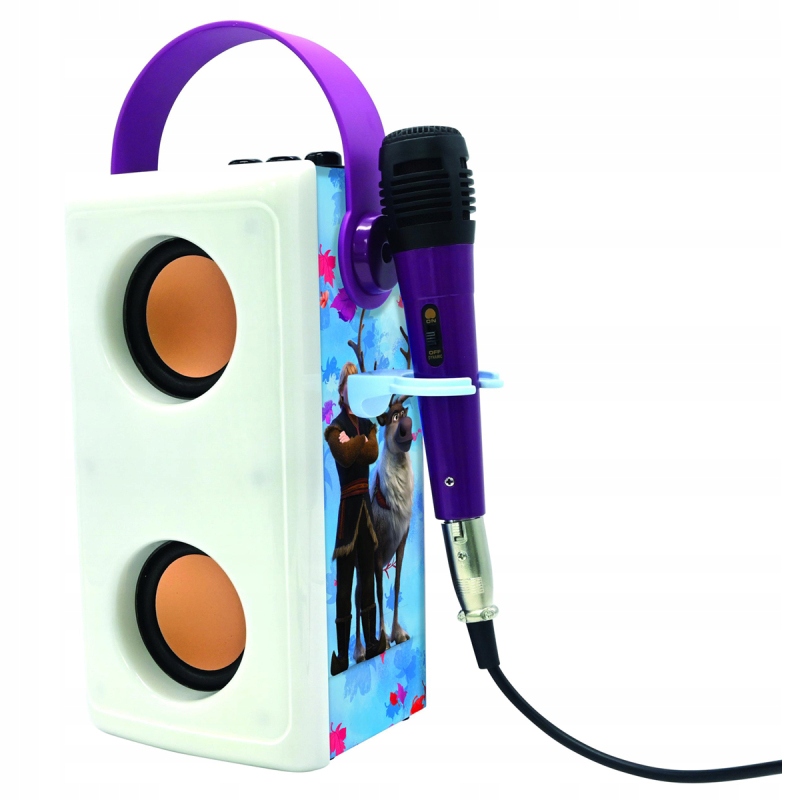 Lexibook Kraina Lodu Frozen Głośnik bluetooth z mikrofonem karaoke, efekty