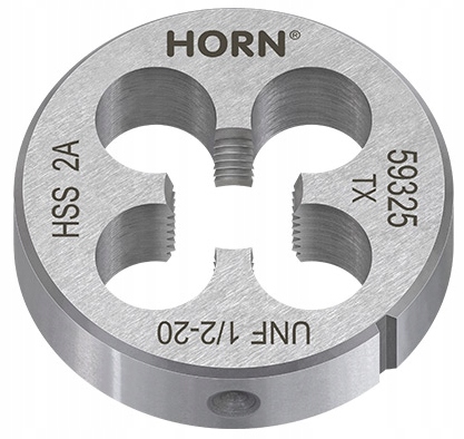NARZYNKA CALOWA UNF 1/2" 20 ZWOJÓW NA CAL, HSS GWINT 1/2 0,5 CALA
