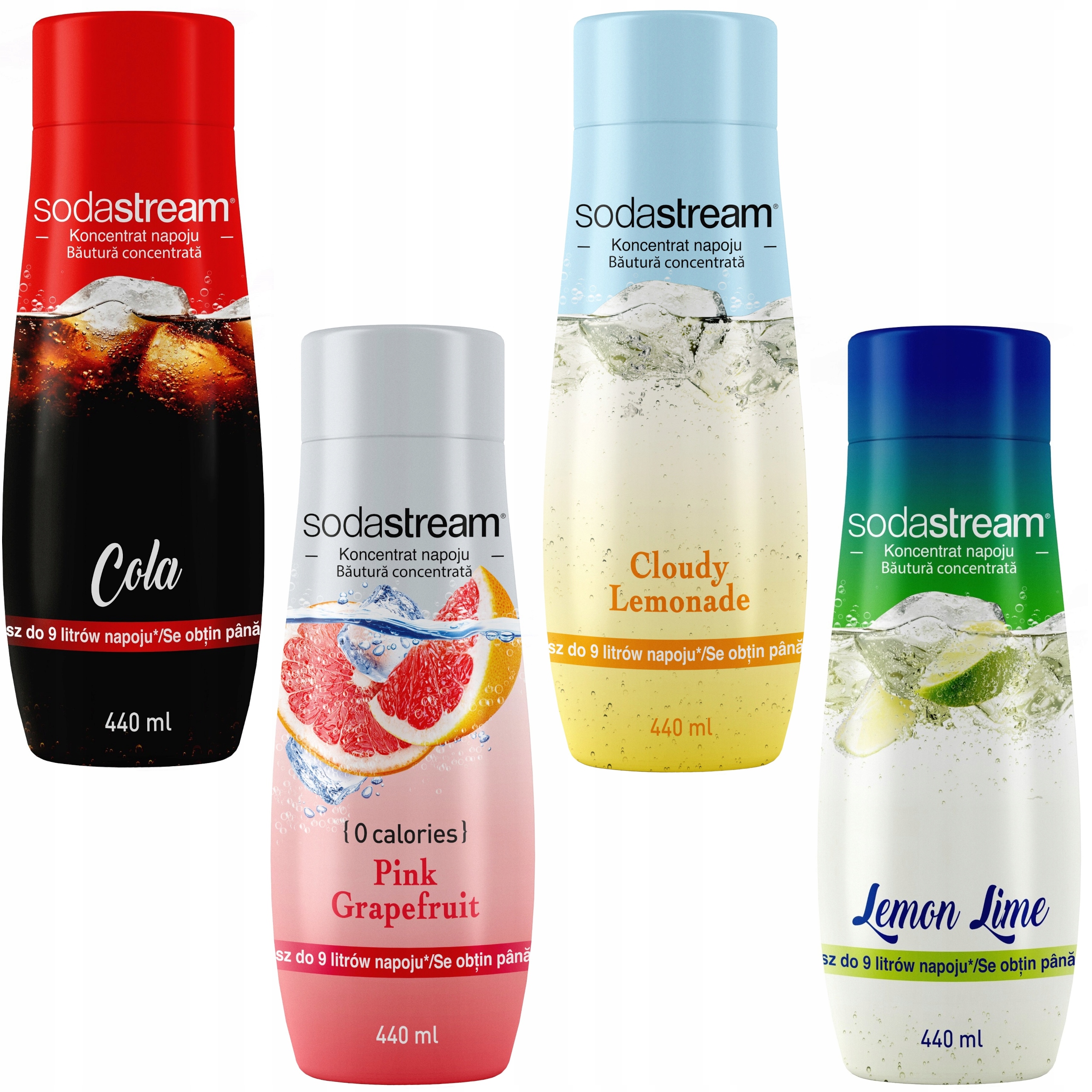 

Sodastream Koncentrat syrop 4 smaki do saturatora