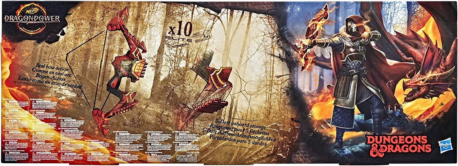 ŁUK NERF ELITE DRAGONPOWER SKYBLAZE +10 STRZAŁEK Płeć chłopcy dziewczynki