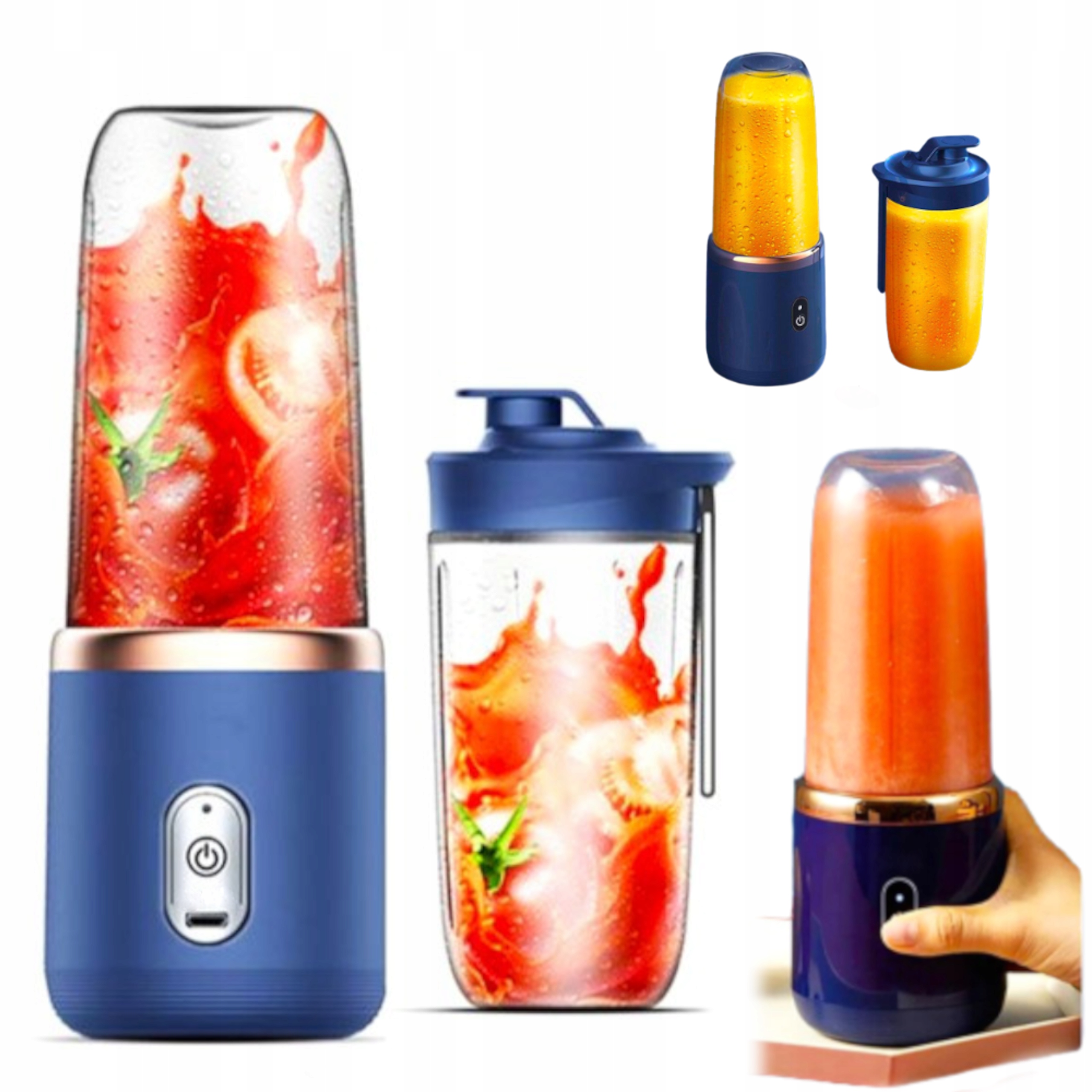 Usb Mixér Stolní Bezdrátový Přenosný Šejkr, Hrnek Drtí Led