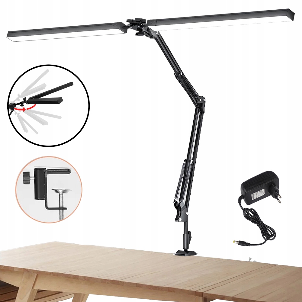 Stolní Lampa Kreslicí Školní Stůl Led Cct Regulace 24W