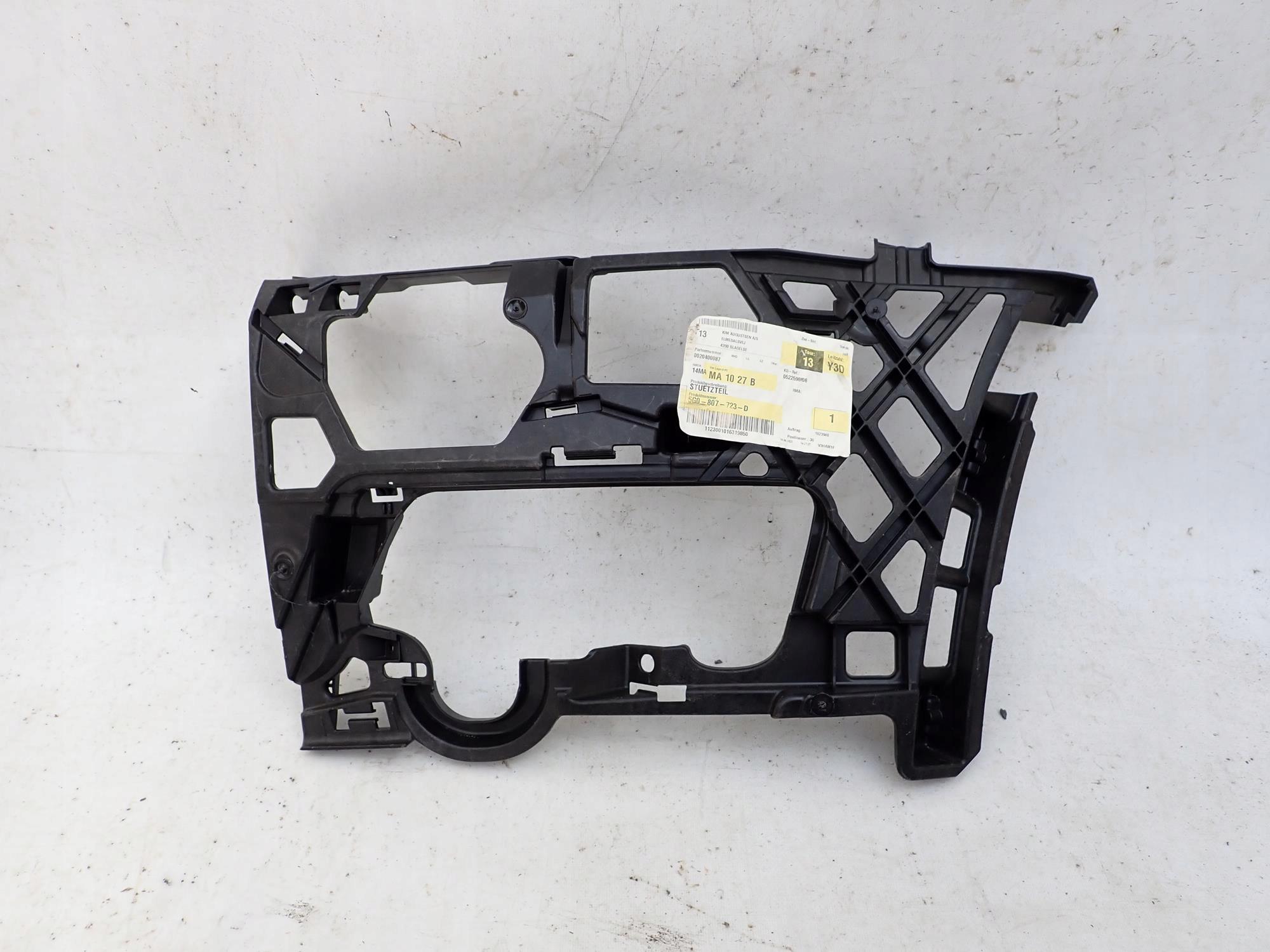 VW GOLF VII 7 12-20 Support plaque Support Gauche Avant Avant