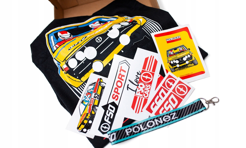 Zestaw pod choinkę BOX Prezent Tshirt L Polonez Borewicz FSO Sport