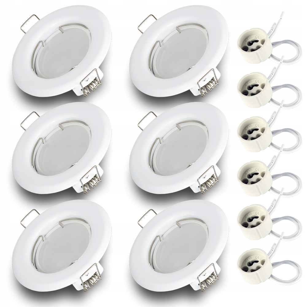 

6x Oprawa Oczko Led halogenowe żar Led GU10 7W