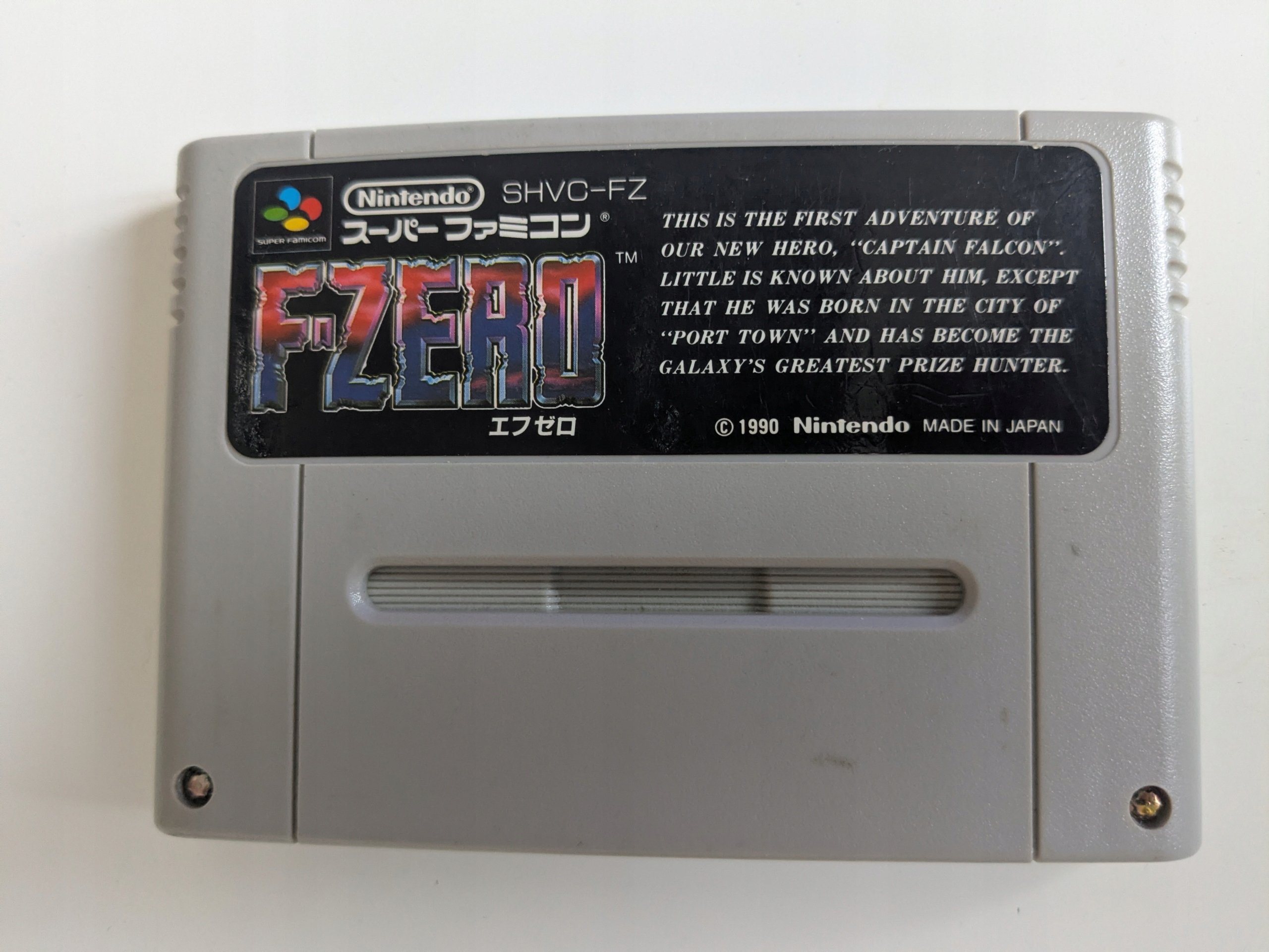 F-Zero - Nintendo Super Famicom NTSC-J