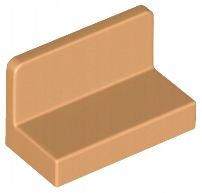 LEGO 4865b Panel 1x2x1 nugát médium nougat