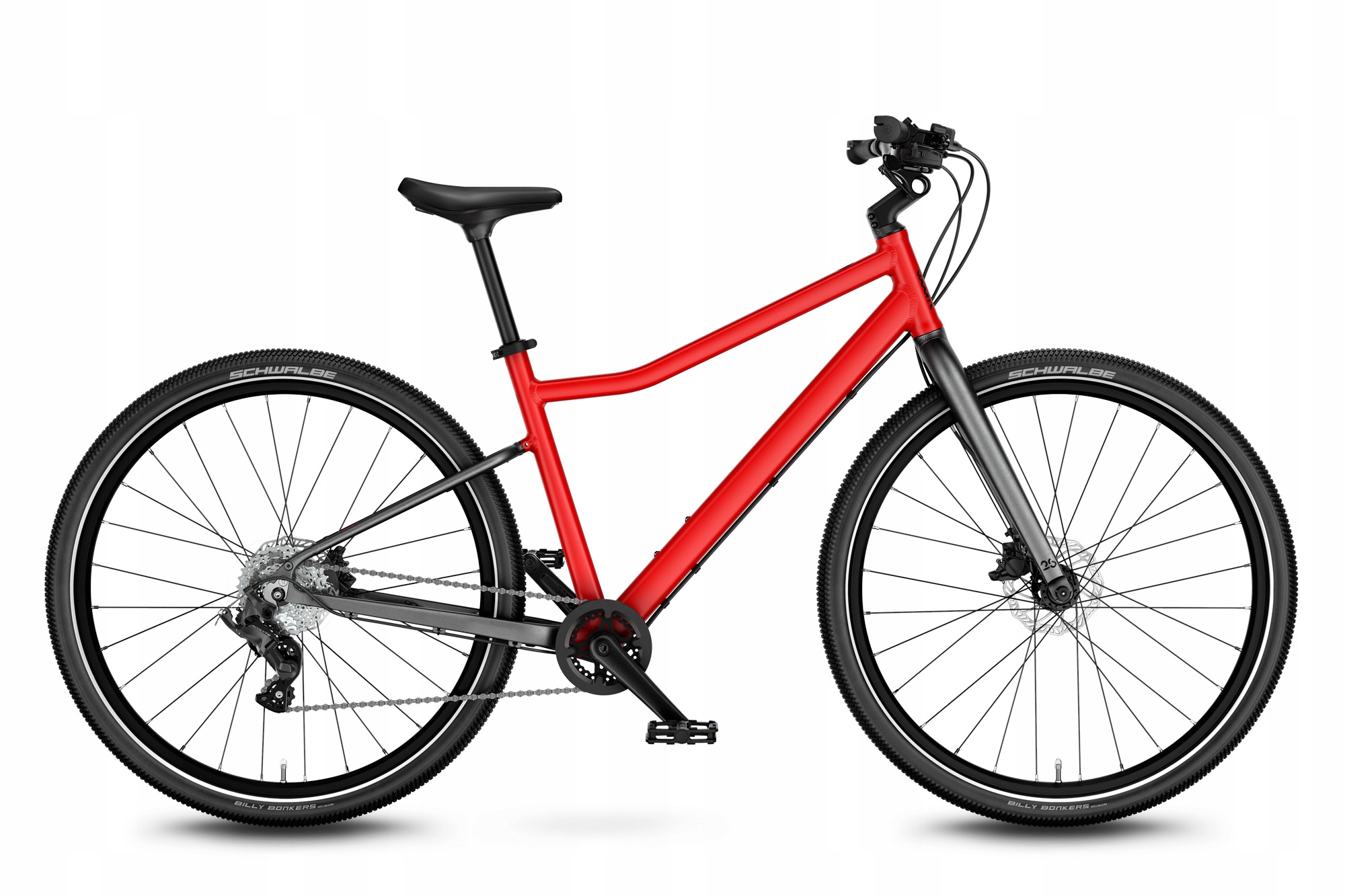 Lekki Rower dla dziecka Woom explore 6 red 26'' czerwony
