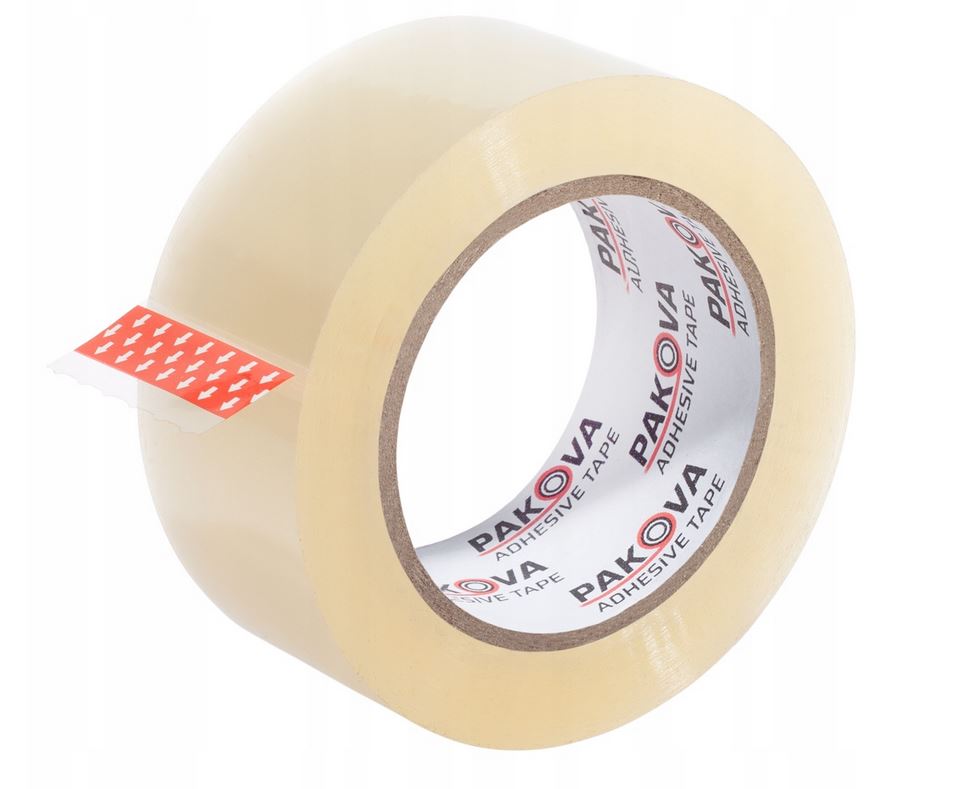 Taśma pakowa Pakova bezbarwny szer. 48 mm dł. 120 m 36 szt.