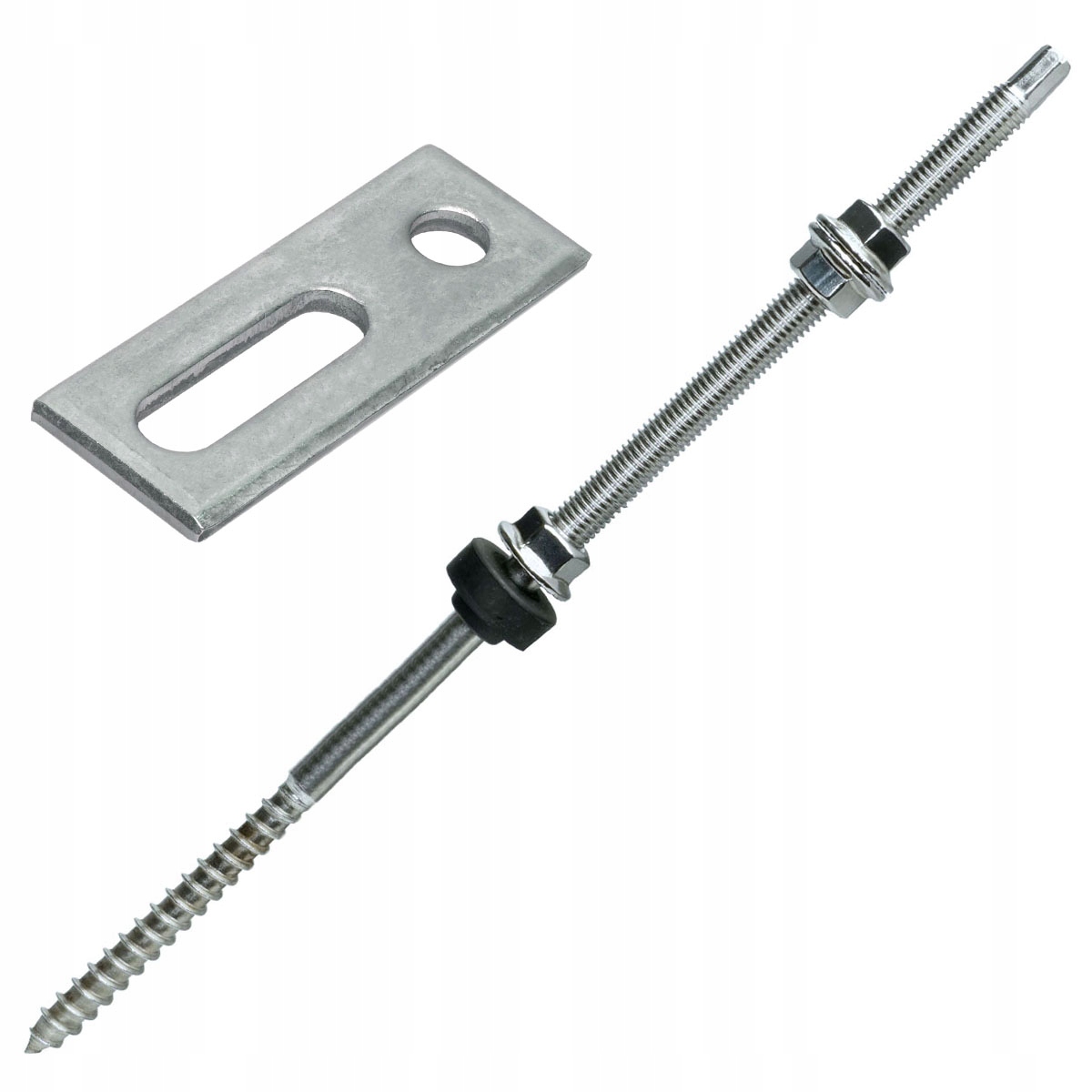 Dvouzávitový Pv Šroub Fotovoltaiky M10x300 Epdm Adaptér x10