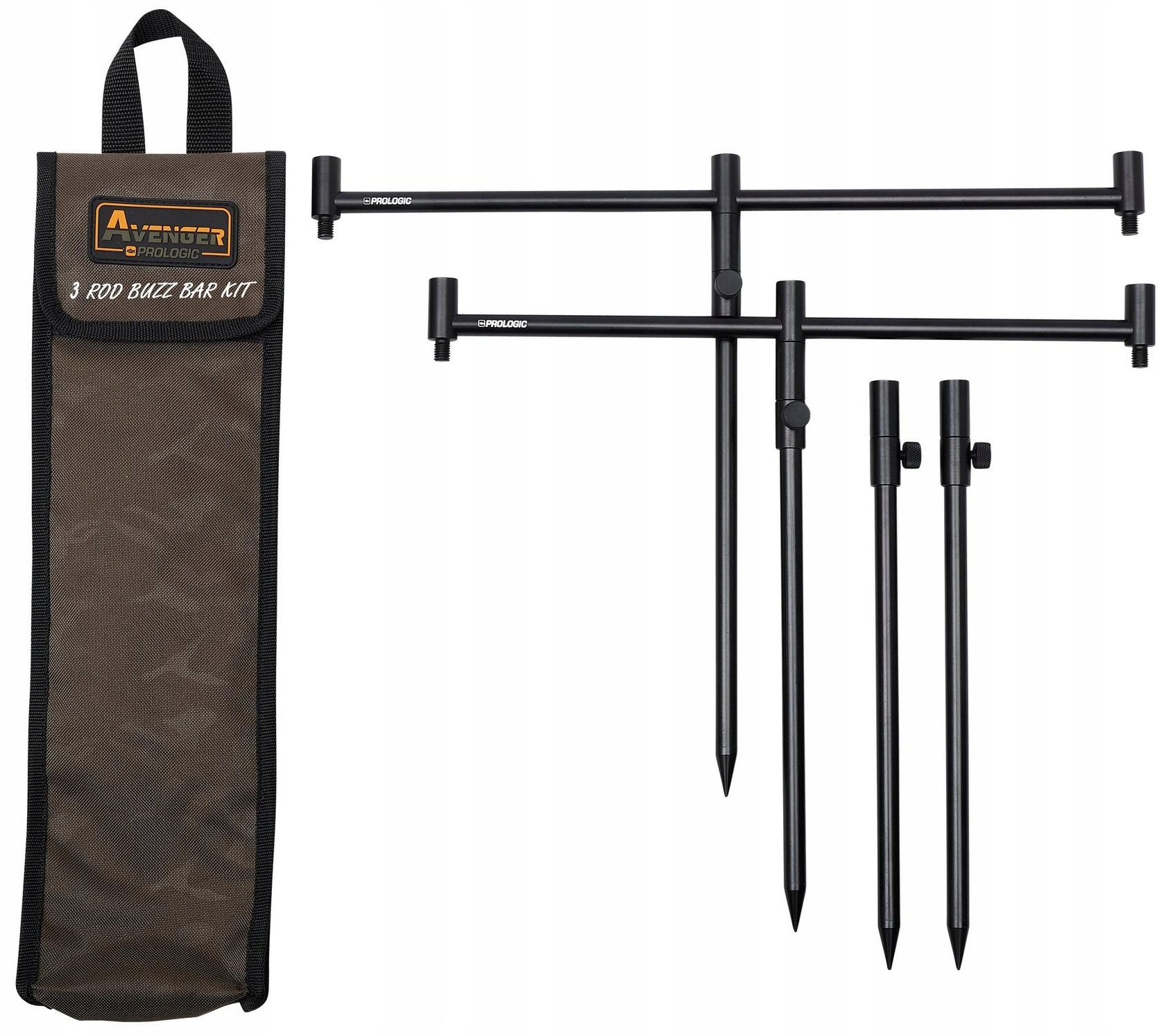 Prologic Zestaw Podpórek Avenger Buzzer Bar Kit 3 Rod