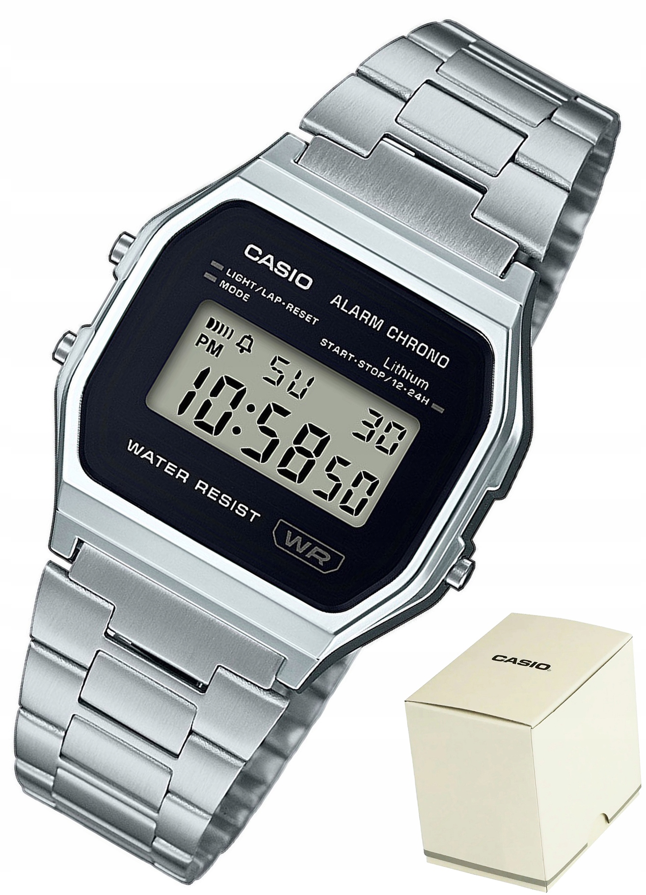 Hodinky Casio A158WEA-1EF Retro Jako Dárek Vintage Unisex Módní Jako Dárek