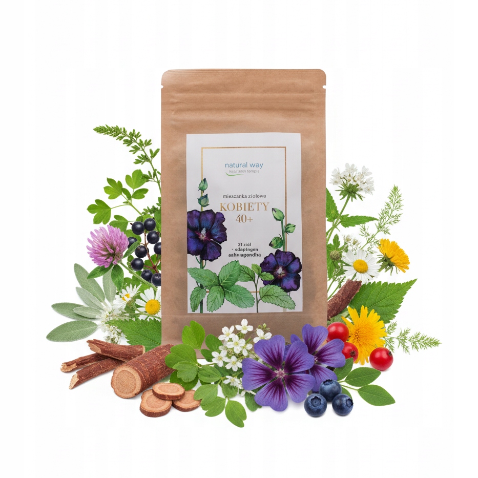 Bylinný čaj pro ženy 40+ Natural Way 90 g menopauza, adaptogen