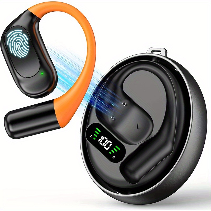Překladač Bluetooth 6.0 Sluchátka S Překladačem 139 Jazyků Otevřená Do Uší