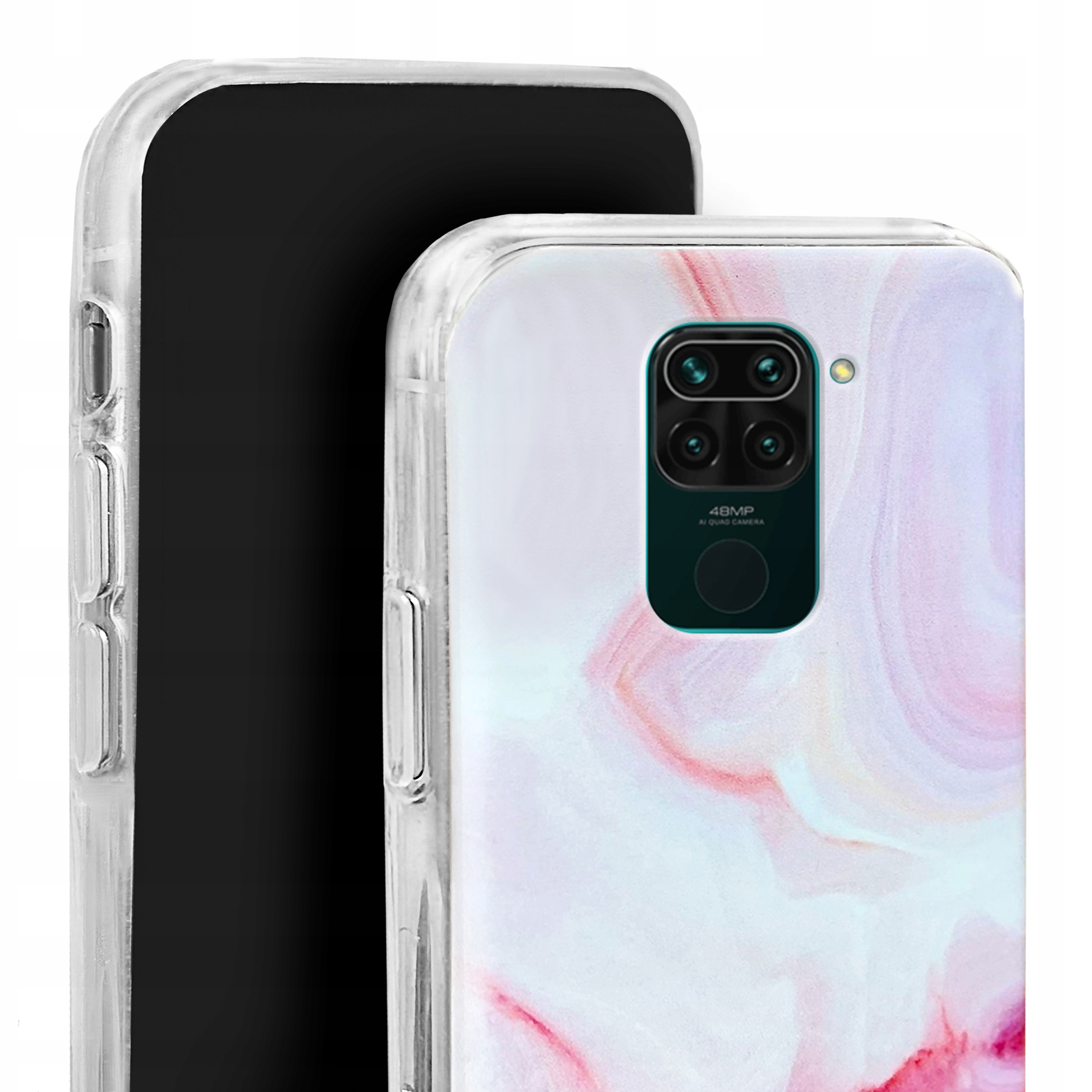 

Etui do Xiaomi Redmi Note 9 guma case wzory +Szkło