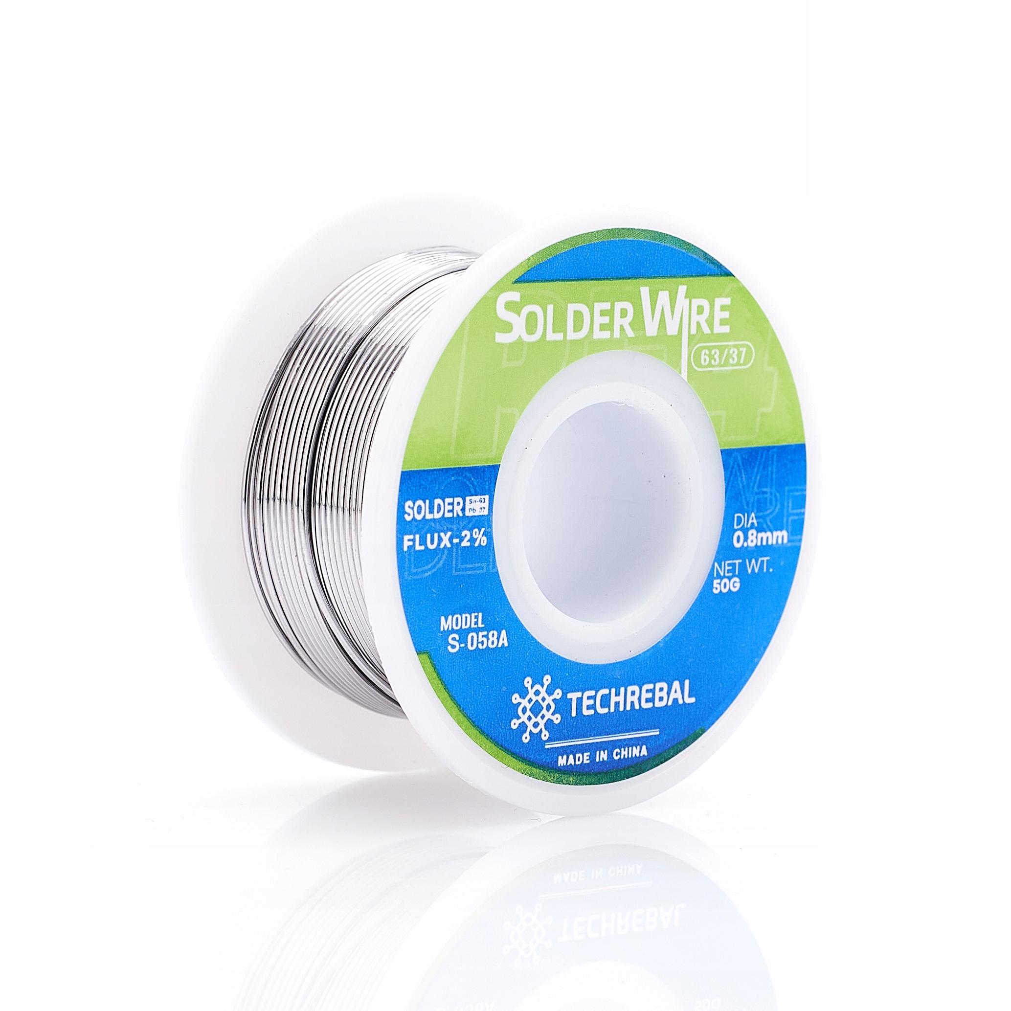 CYNA DO LUTOWANIA LUTOWNICZA 0,80MM 50G SPOIWO SN45PB55 K-058 TECHREBAL