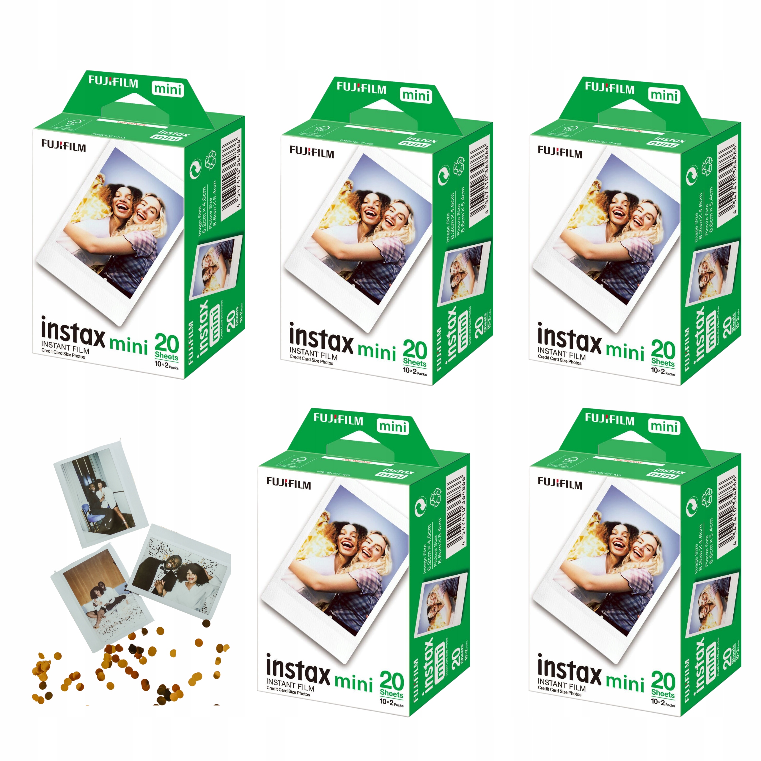 Sada náplní instax mini 9 11 12 pro fotoaparát 100 fotografií fujifilm dárek