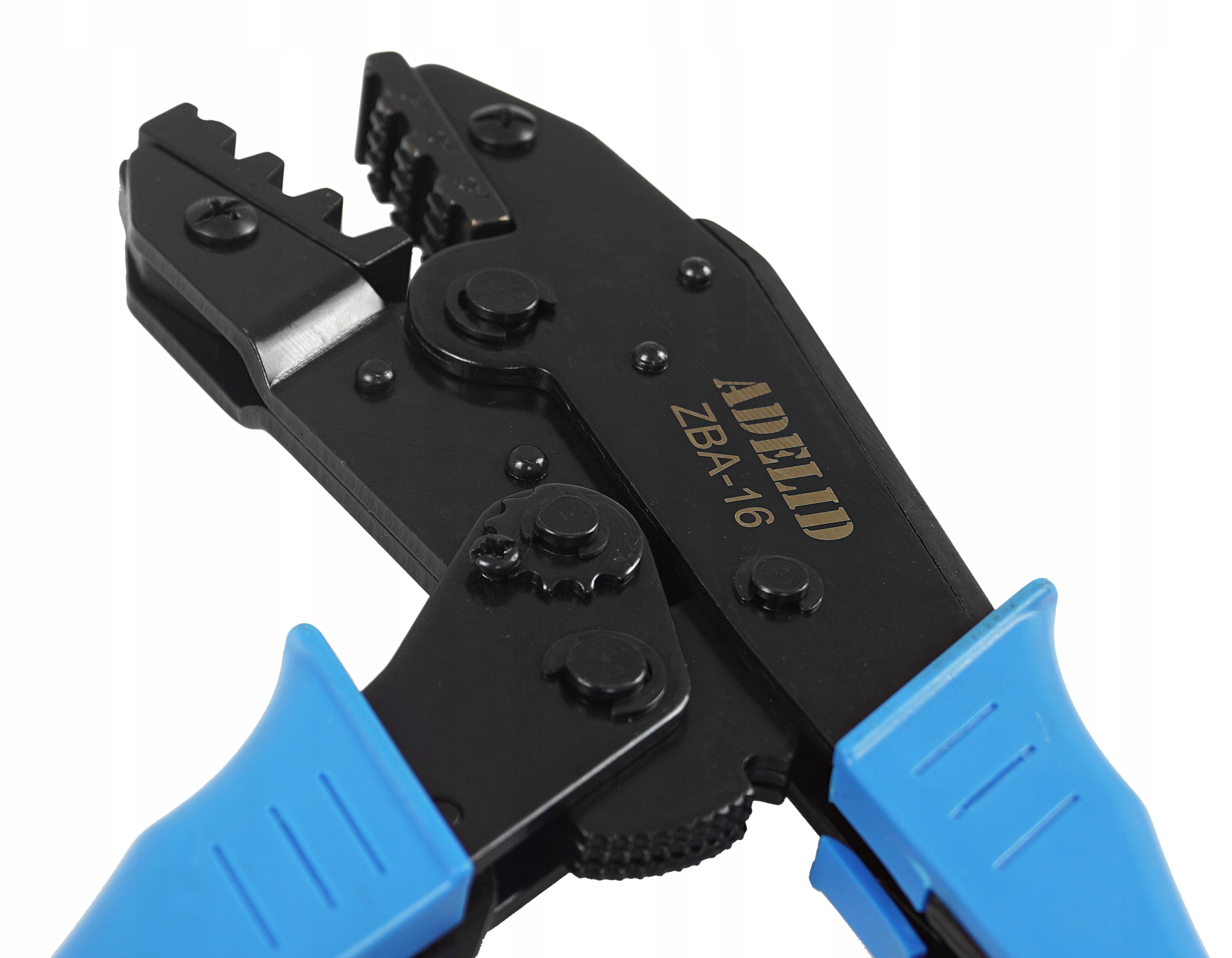 ZACISKARKA PRASKA DO KOŃCÓWEK KABLI TULEJEK 6 - 16 Kolor niebieski