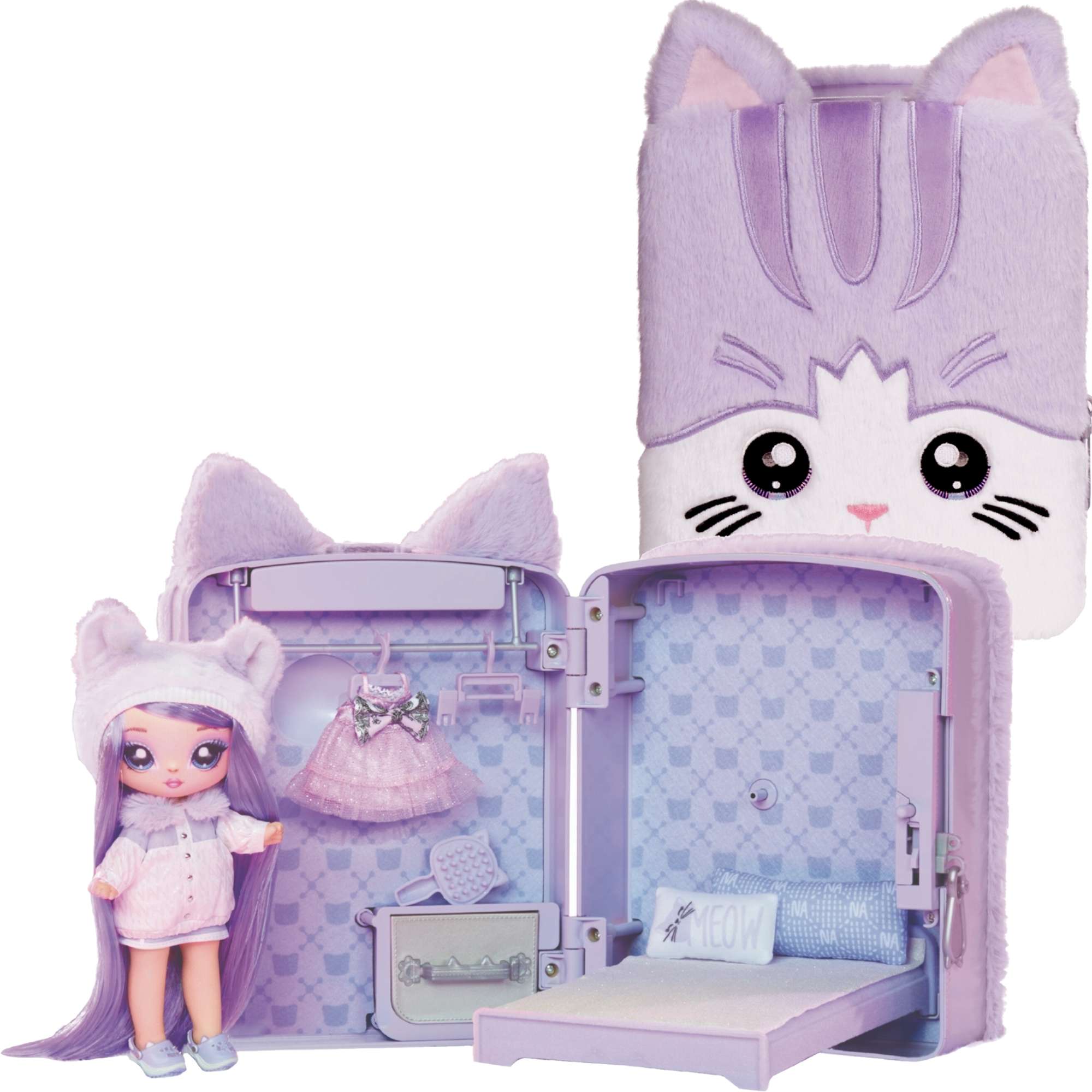 

Nanana Surprise 3W1 Plecak Kot Lala Lavender Kitty