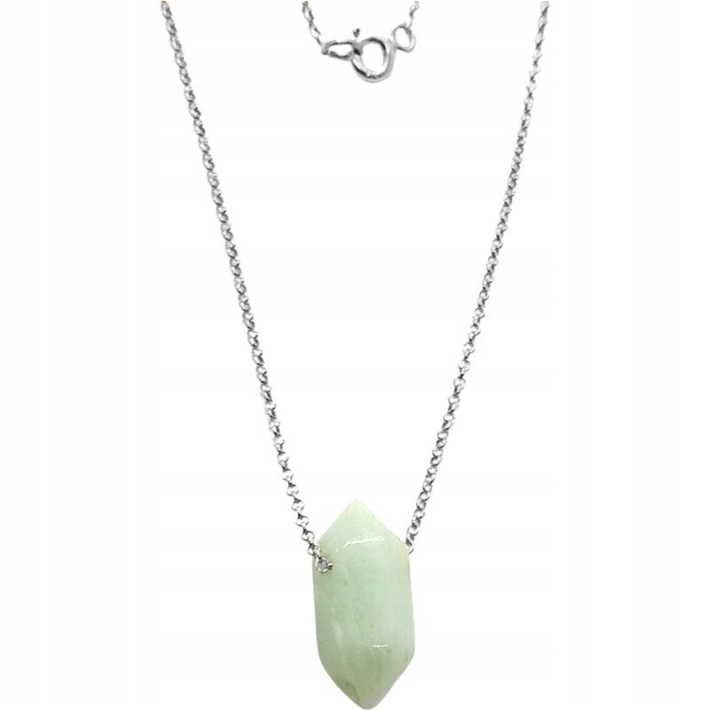 Náhrdelník přírodní kámen stříbro 925 amazonit