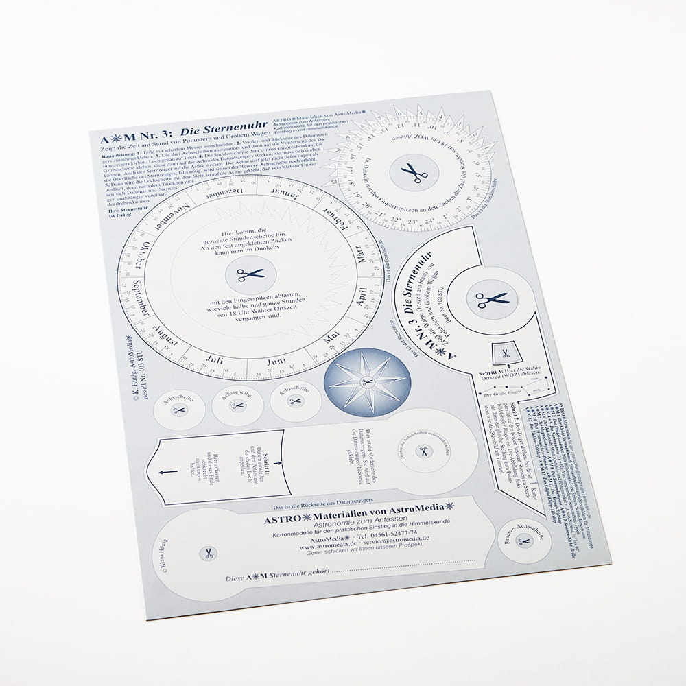 Zegar gwiazdowy - nokturnal - zestaw edukacyjny A* Rodzaj układ Słoneczny, planety