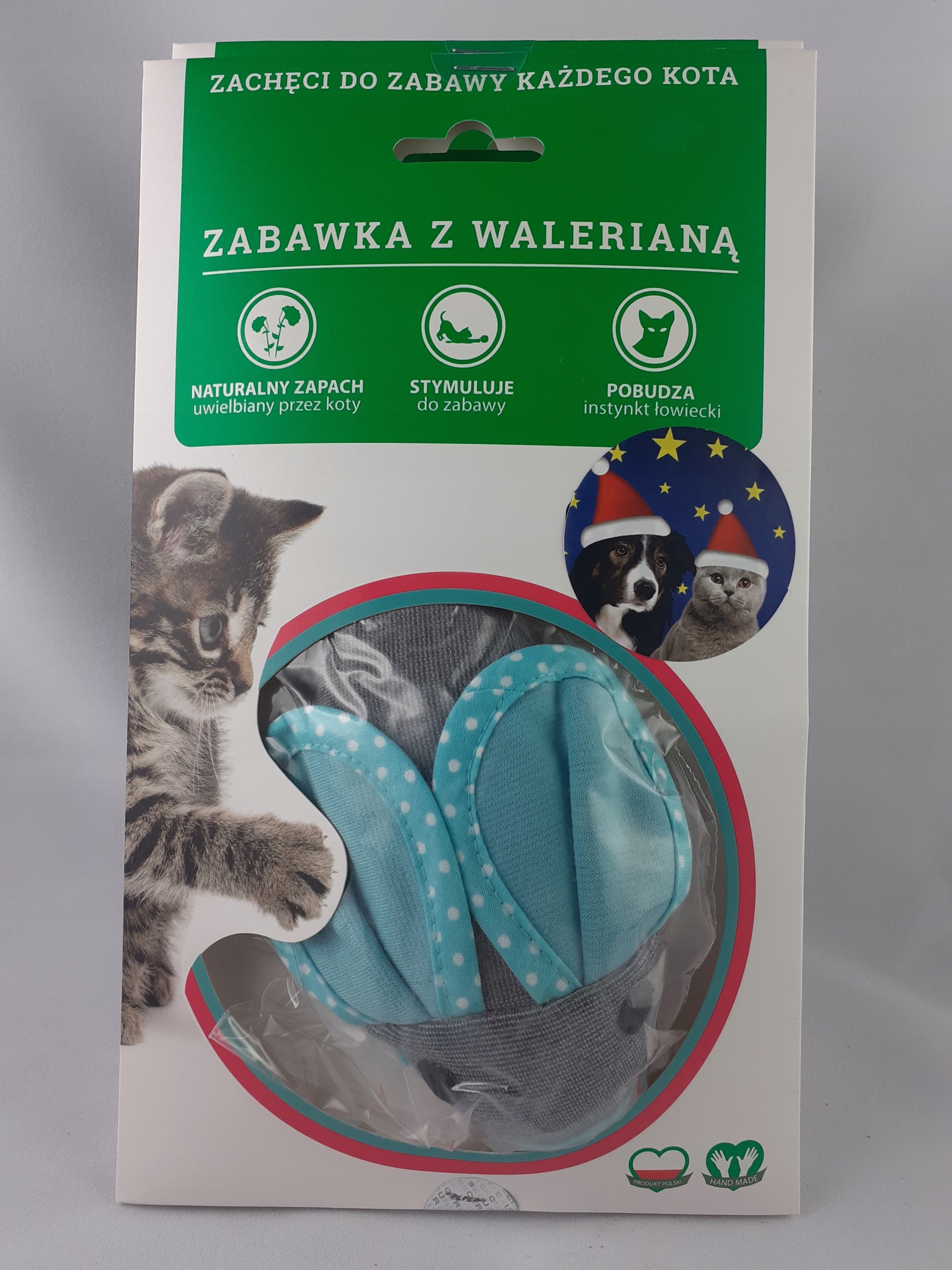 

Zabawka z walerianą dla kota mysz rybka