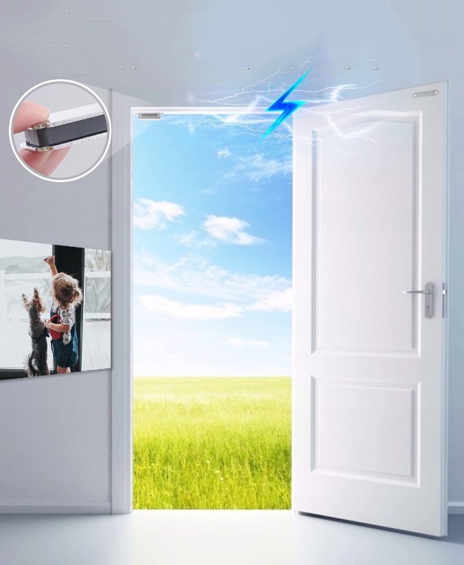 ZATRZASK ZAMEK MAGNETYCZNY MAGNES DRZWI SZAFEK 4 SZT Długość (mm) 46