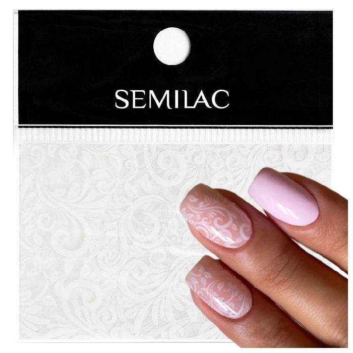 

Semilac Folia transferowa 13 White Lace Koronka