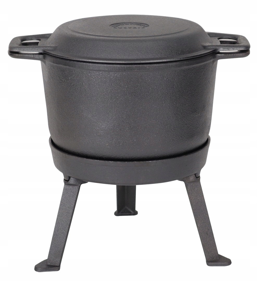 KOCIOŁEK ŻELIWNY 3W1 STOJAK+PATELNIA 10L Kod producenta MK601