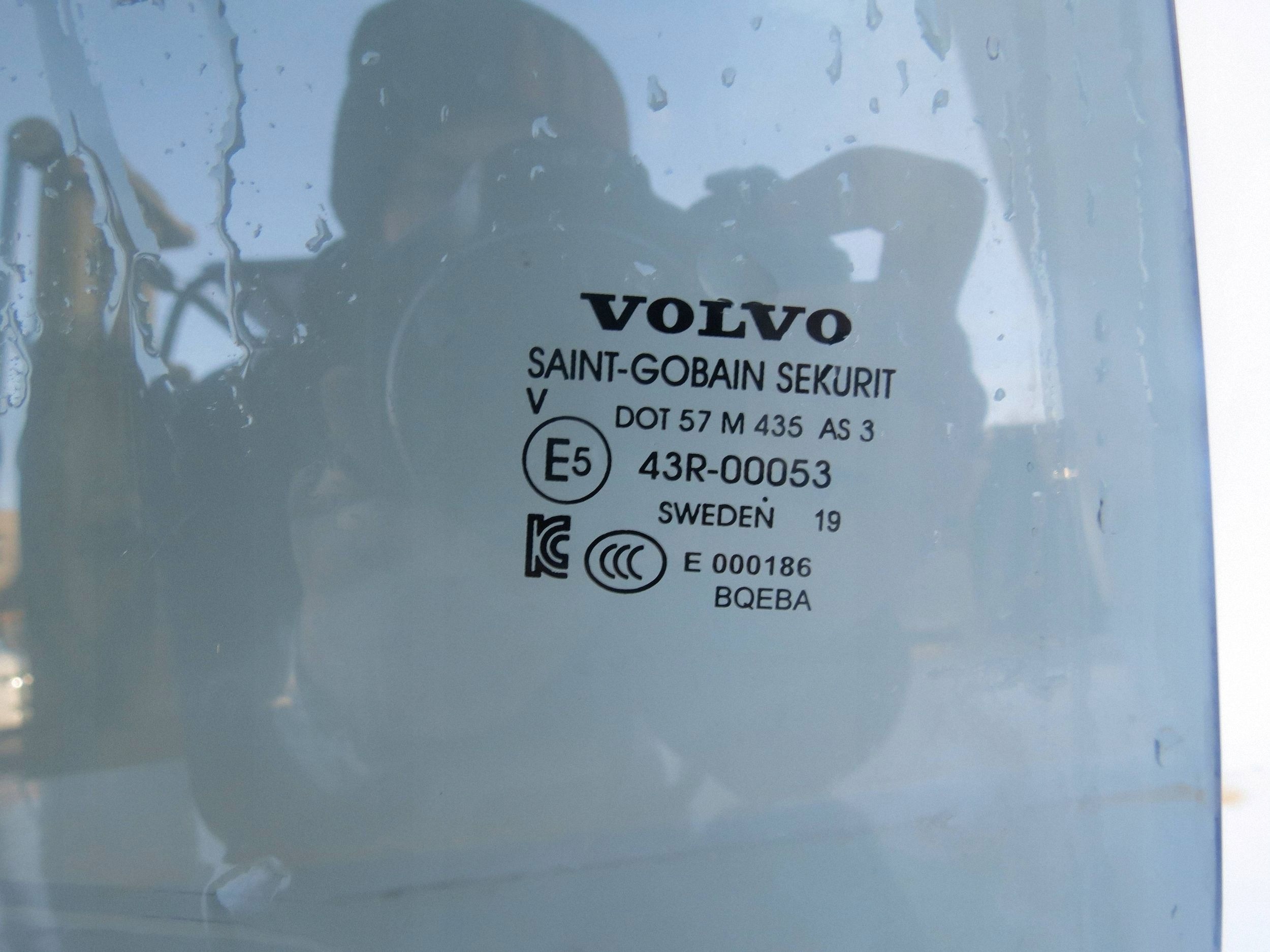 Vitre Portière TYLNYCH VOLVO V90 CROSS COUNTRY DOT57M435AS3