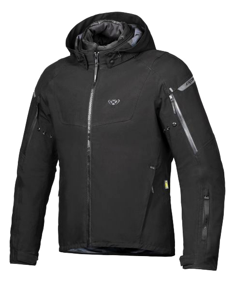 IXON KURTKA MOTOCYKLOWA TEKSTYLNA Z KAPTUREM BURNING BLACK M