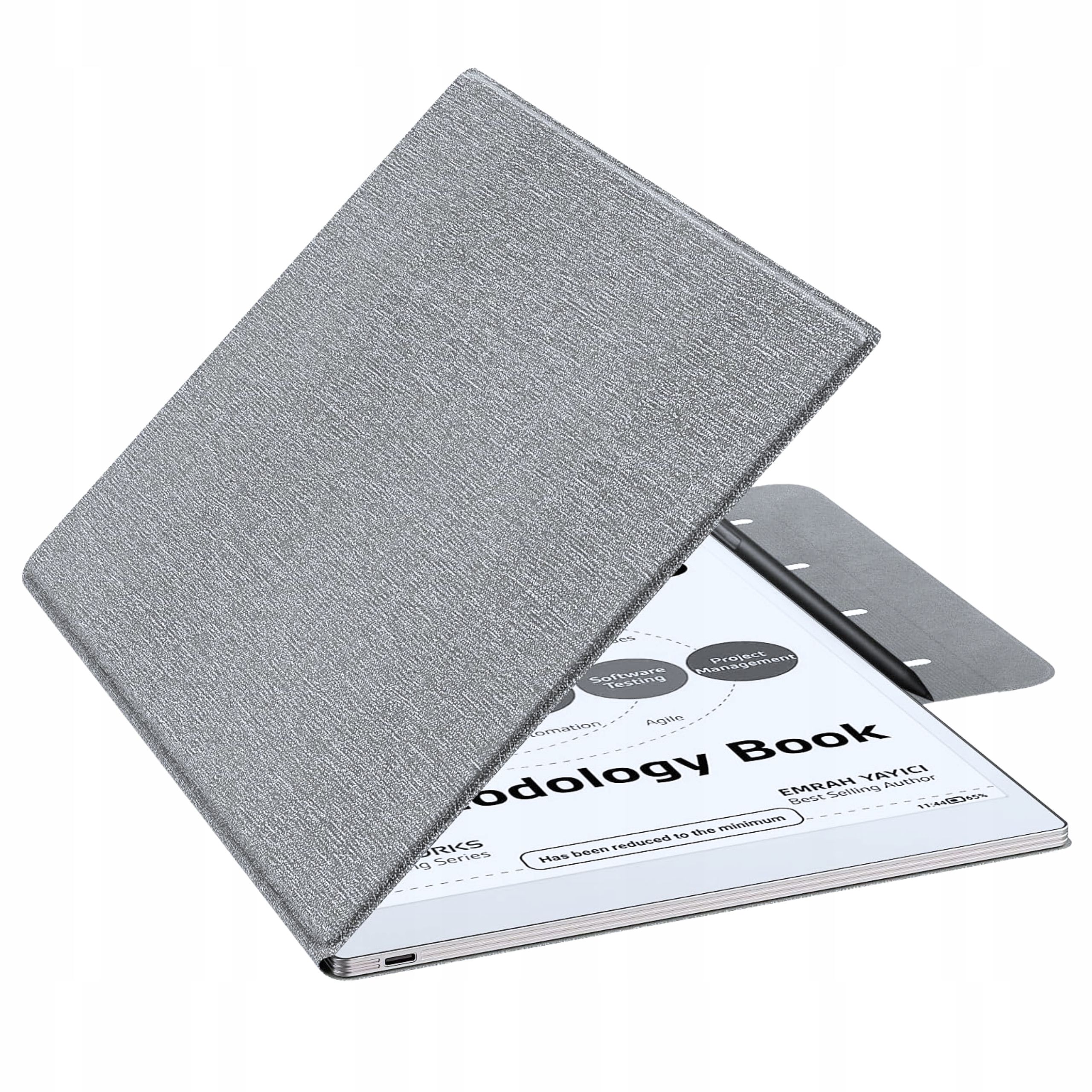 Etui futerał case pokrowiec do reMarkable Paper Pro 11,8" book folio szare