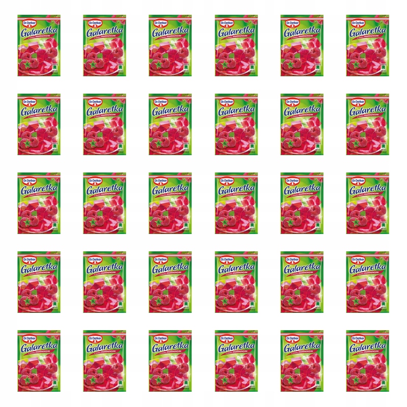 Dr. Oetker Želé s malinovou příchutí 72 g X30